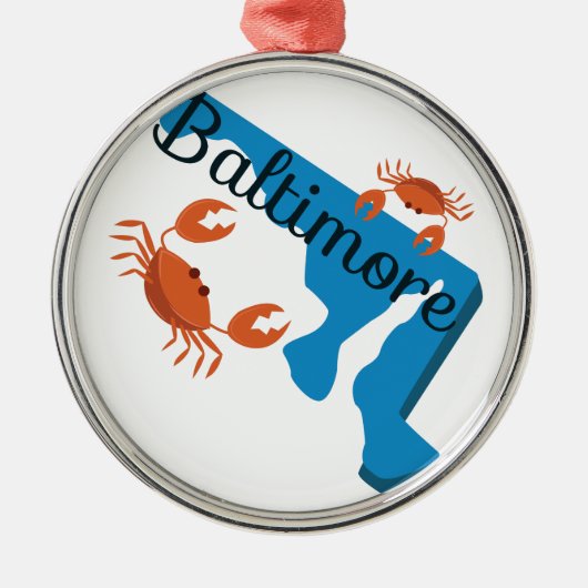 ボルティモア メタルオーナメント (正面)
