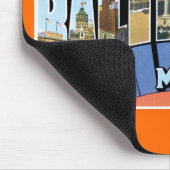 ボルティモア、メリーランドからの挨拶! マウスパッド (コーナー)