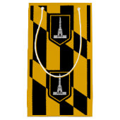 ボルティモア、メリーランドの旗 スモールペーパーバッグ (正面)