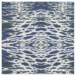 「ボルティモア」海軍及び白く航海のな波の生地 ファブリック