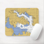 ボルティモアMD航海のな港の図表のmousepad マウスパッド (マウス)