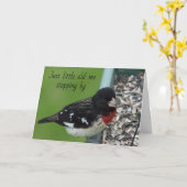 ボルティモストップア·オリオール·バイ: *ハッピーバースデー* カード (黄色い花)