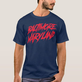 ボルティモメリーランドグラフティスタイル Tシャツ