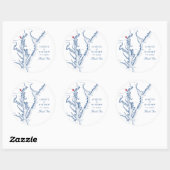 ボルティモメリーランド海軍結婚式の引き出物 ラウンドシール (シート)