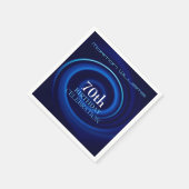 ボルテックス70誕生祝い紙ナプキン スタンダードカクテルナプキン (角)