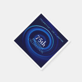 ボルテックス75誕生祝い紙ナプキン スタンダードカクテルナプキン (角)