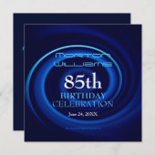 ボルテックス85番目の誕生祝い招待状 招待状 (正面/裏面)