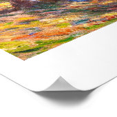 ボルディゲラのオリーブの木, 1884クロード・モネ ポスター (角)