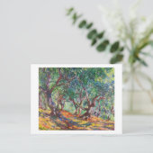ボルディゲラのオリーブの木, 1884クロード・モネ ポストカード (スタンド正面)