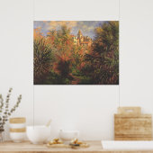 ボルディゲラの庭園 – クロード・モネ – c1900 ポスター (キッチン)