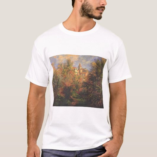ボルディゲラの庭園 – クロード・モネ – c1900 tシャツ (正面)
