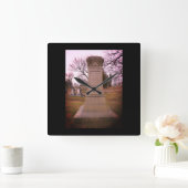 ボルデンモニュメント，秋川， MA - A.J. Borden スクエア壁時計 (ホーム)