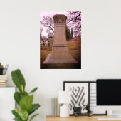 ボルデンモニュメント，秋川， MA - A.J. Borden ポスター (ホームオフィス)