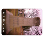 ボルデンモニュメント,秋川, MA - A.J. Borden マグネット (横)