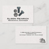 ボルトとナット 名刺 (正面/裏面)