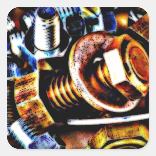 ボルトアポップ・アートのート スクエアシール (正面)