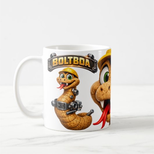 ボルトボアヘビ コーヒーマグカップ (左)