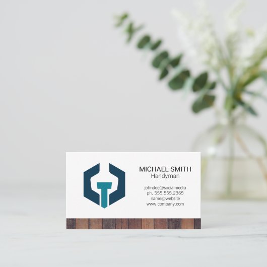 ボルトレンチロゴ 名刺 (スタンド正面)