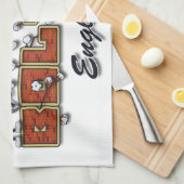 ボルトンのマンガのキャラクタ キッチンタオル (四つ折り)