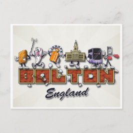 ボルトンカートゥーンのキャラクター ポストカード