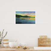 ボルトンランディングビューオブカップルズカヌー ポスター (キッチン)