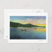 ボルトンランディングビューオブカップルズカヌー ポストカード (正面/裏面)