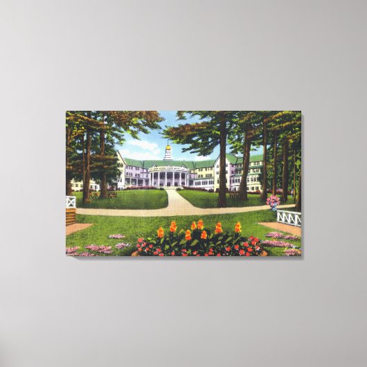 ボルトンランディング外装ビューオブサガモアホテル キャンバスプリント (正面)