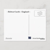 ボルトン城はがき ポストカード (裏面)