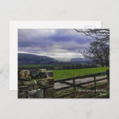 ボルトン城ポストカードのヨークシャー・ダレス ポストカード (正面/裏面)