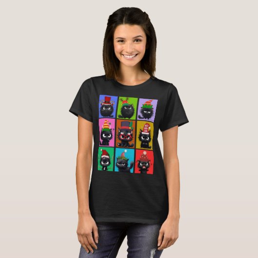 ボルト・ザ・キャット・クリスマス・ウィメンズTシャツ Tシャツ (正面フル)