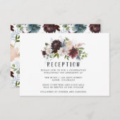 ボルドと海軍のフローラ結婚披露宴 エンクロージャーカード (正面/裏面)