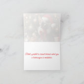 ボルドックカラソニー小妖精や小人スフィンクスカスタムクリスマス カード (内部)