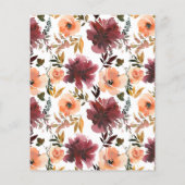 ボルドピーチフローラワインテイスティングブライダルシャワー チラシ (裏面)