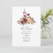 ボルドピーチフローラワインテイスティング結婚ズ 招待状 (スタンド正面)