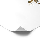 ボルドピーチワインテイスティングブライダルシャワーウェルカム ポスター (角)