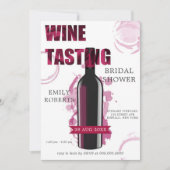 ボルドーと金ゴールドワインテイスティングブライダルシャワー (正面)