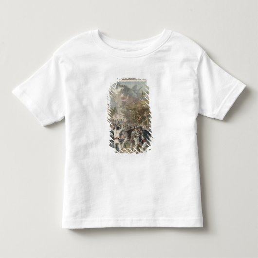 ボルドーのイベント トドラーTシャツ (正面)