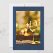 ボルドーのワインの試飲お祝いの写真 招待状 (裏面)