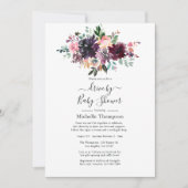 ボルドーのワインドライブ(ブライダルまたはベビーシャワー) 招待状 (正面)