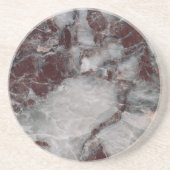 ボルドーのGrissoの装飾的な石-険しい美しい コースター (正面)