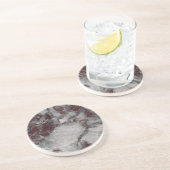 ボルドーのGrissoの装飾的な石-険しい美しい コースター (側面)