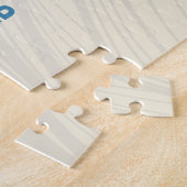 ボルドーヌヴェッレアクイタインフランスレトロワイン ジグソーパズル (側面)