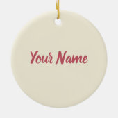 ボルドーヌヴェッレアクイタインフランスレトロワイン セラミックオーナメント (裏面)