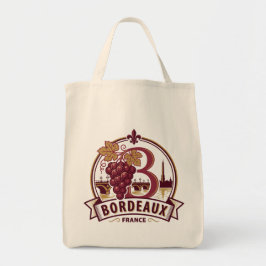 ボルドーフランス トートバッグ