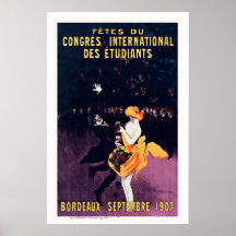 ボルドーワイン 1907年9月 ヴィンテージ広告