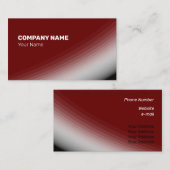 ボルドー素晴らしホワイトブラックシェードとレイ 名刺 (正面/裏面)