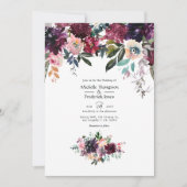 ボルドー結婚ワイン 招待状 (正面)