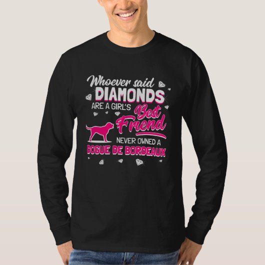 ボルドー・グレートデーン 2 Tシャツ (正面)
