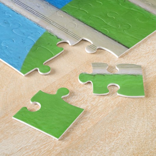 ボルドー、ストリートは以前は飾歩き忙していた。 ジグソーパズル (側面)