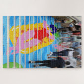 ボルドー、ストリートは以前は飾歩き忙していた。 ジグソーパズル (横)